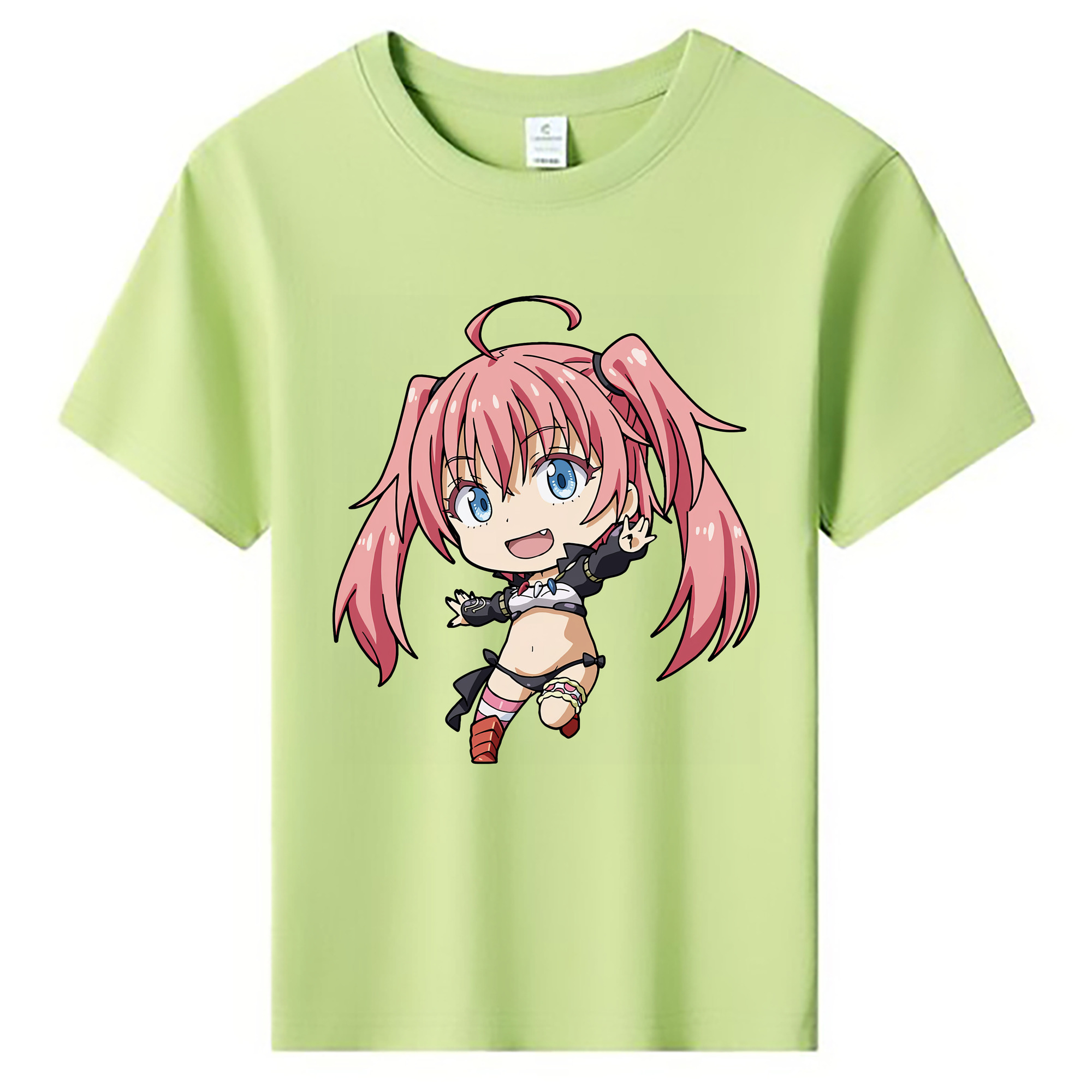 （画像用） 転スラ Regarding Reincarnated to Slime 綿100％キッズTシャツ（フロントプリント）